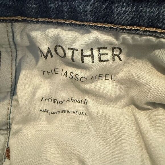Mother Superior The Lasso Jeans Let’s Wine About It Size 25 - Picture 6 of 8